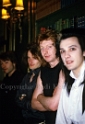 Fotosession mit The Damned in einem Londoner Hotel