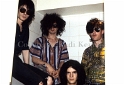 Fotosession mit Sisters of Mercy im Londoner WEA-Gebäude